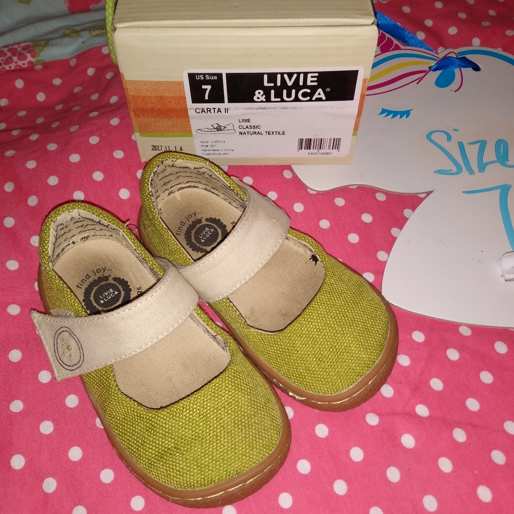 Livie & Luca Size 7 Lime Carta II